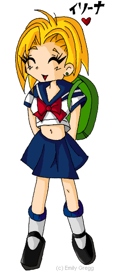 School girl Elena